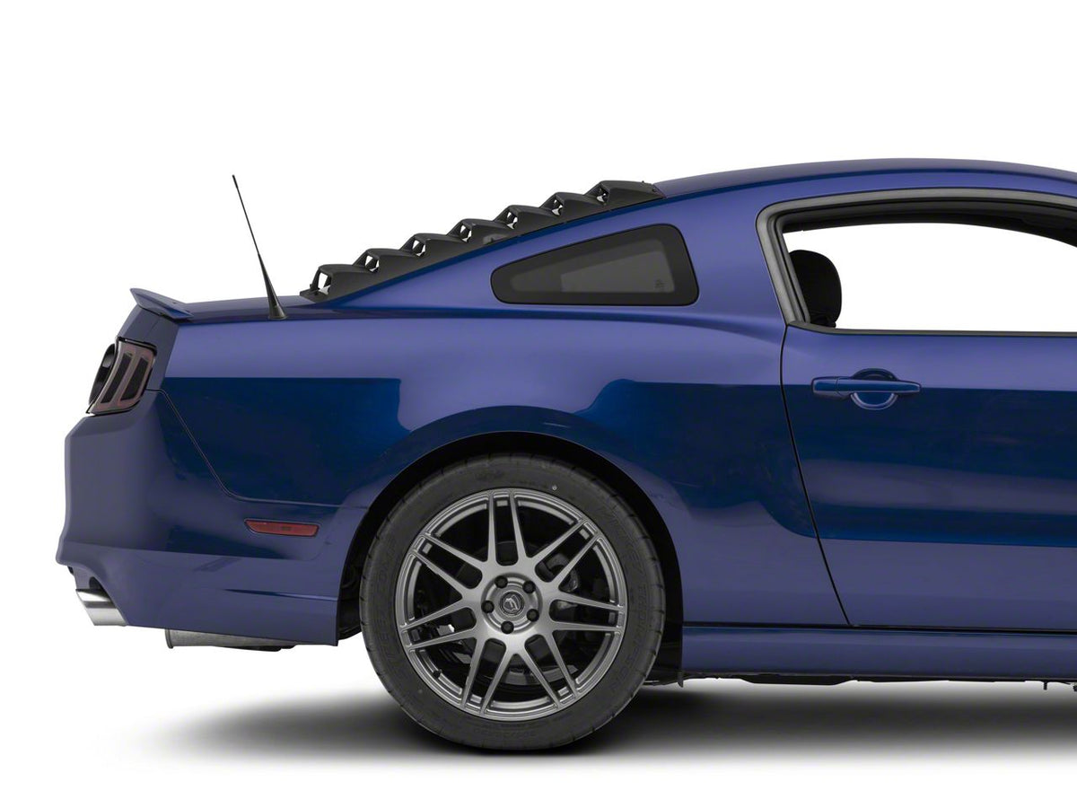 MMD ABS Rear Window Louvers (10-14 Mustang Coupe)