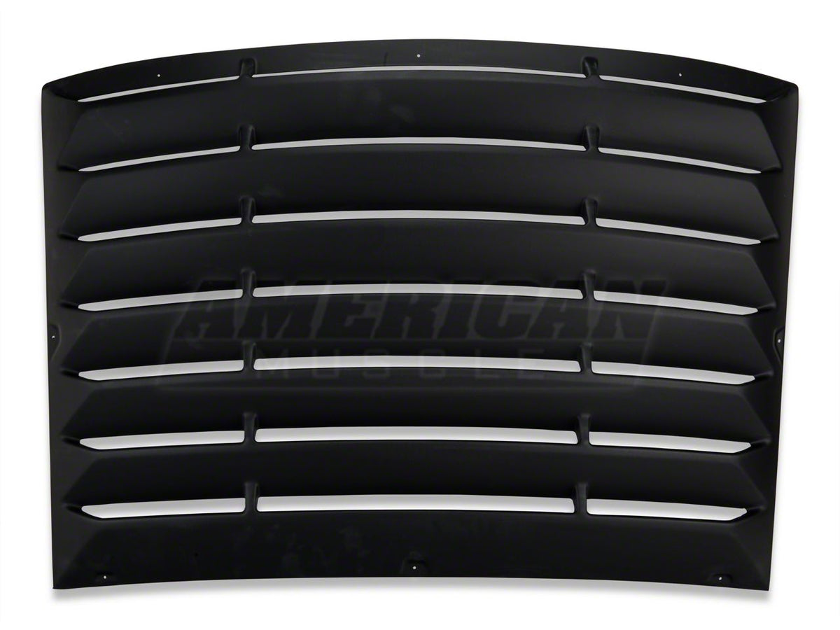 MMD ABS Rear Window Louvers (10-14 Mustang Coupe)
