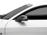 MMD Mirror Covers; Carbon Fiber (15-23 Mustang w/o Mirror Signals)
