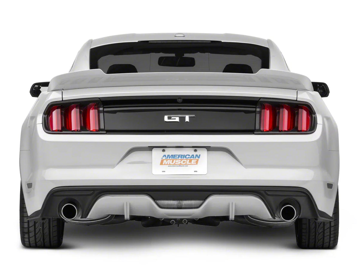 Mmd Tail Light Bezels; Carbon Fiber (15-17 Mustang, Excluding 50th Anniversary)