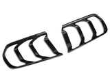 Mmd Tail Light Bezels; Carbon Fiber (15-17 Mustang, Excluding 50th Anniversary)