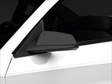 MMD Side Mirrors; Matte Black (99-04 Mustang)