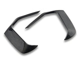 Mmd Bumper Accent Cover; Carbon Fiber (24-26 Mustang Gt, Ecoboost)