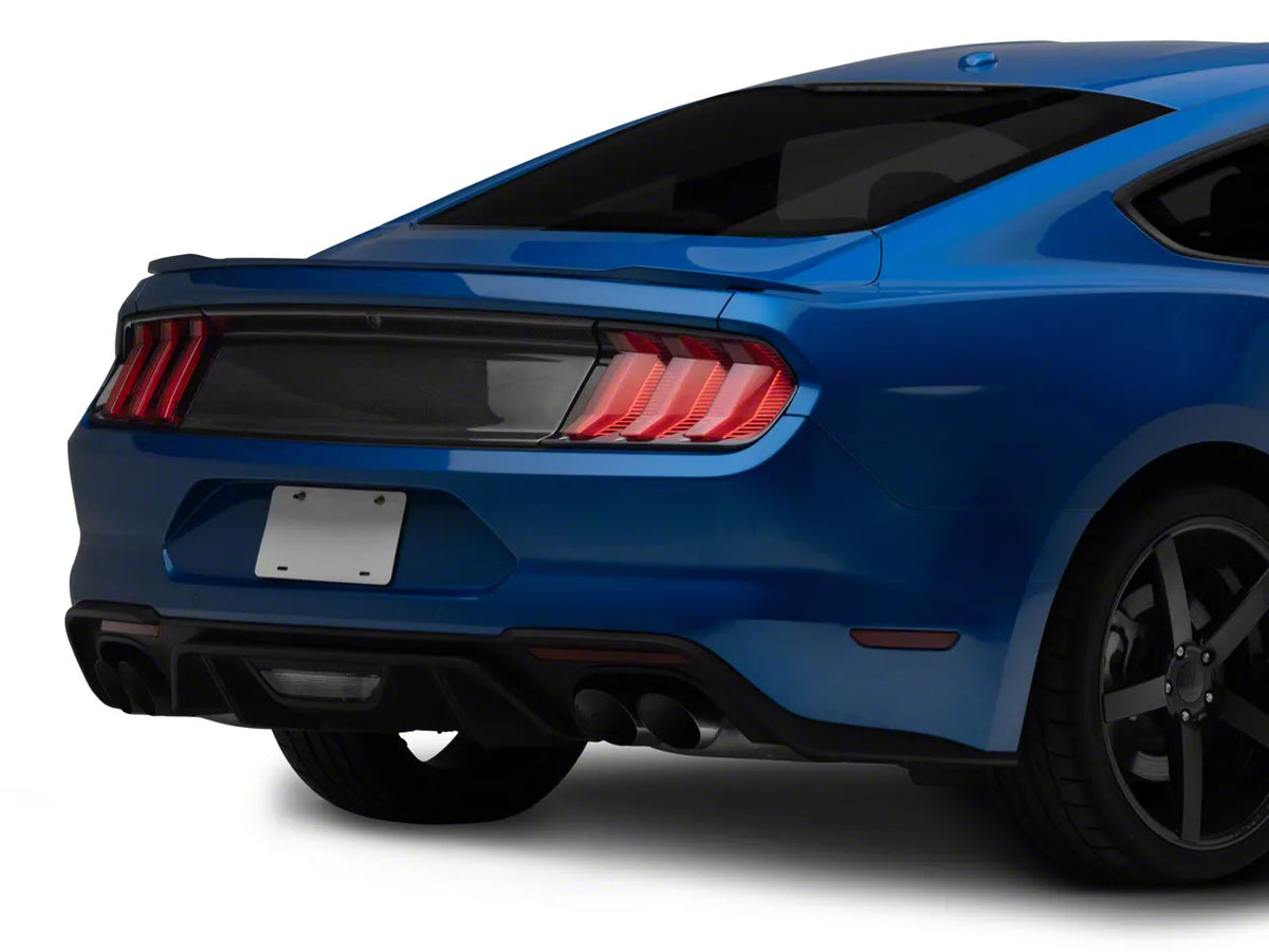 MMD Decklid Panel; Carbon Fiber (15-23 Mustang)