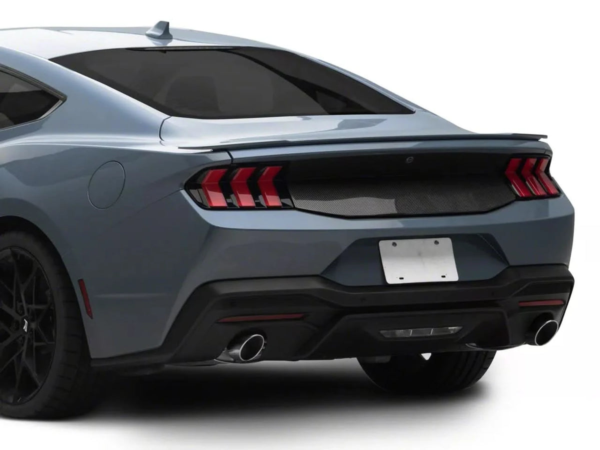 Mmd Decklid Panel; Gloss Carbon Fiber (24-26 Mustang)