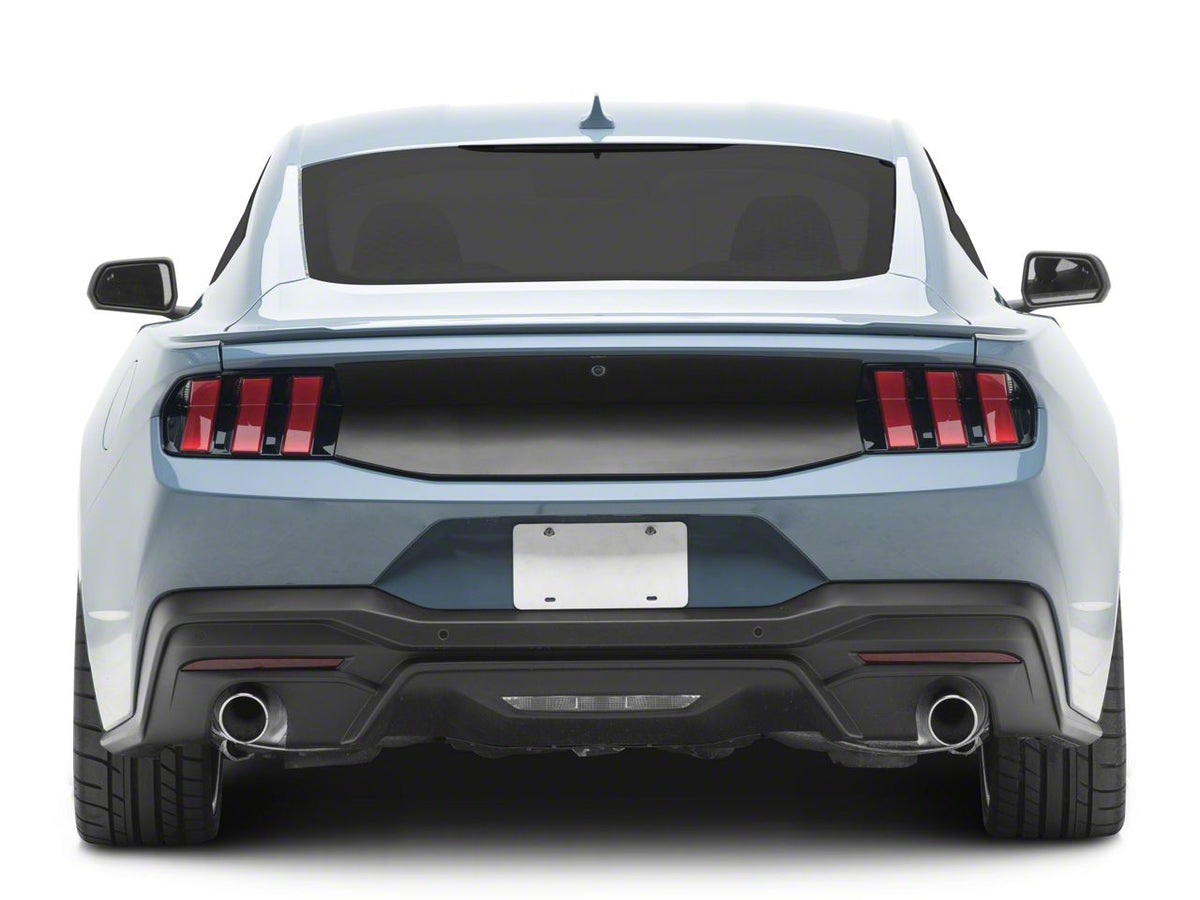 Mmd Decklid Panel; Matte Black (24-26 Mustang)