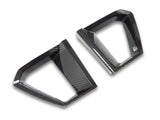 MMD Grille Inserts; Carbon Fiber (24-26 Mustang Dark Horse)