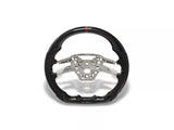 Mmd Gtc Steering Wheel; Carbon With Red Stripe (24-26 Mustang W/ Manual Transmission &Amp; W/O Heated Steering Wheel)