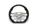 Mmd Gtc Steering Wheel; Carbon With Red Stripe (24-26 Mustang W/ Manual Transmission &Amp; W/O Heated Steering Wheel)