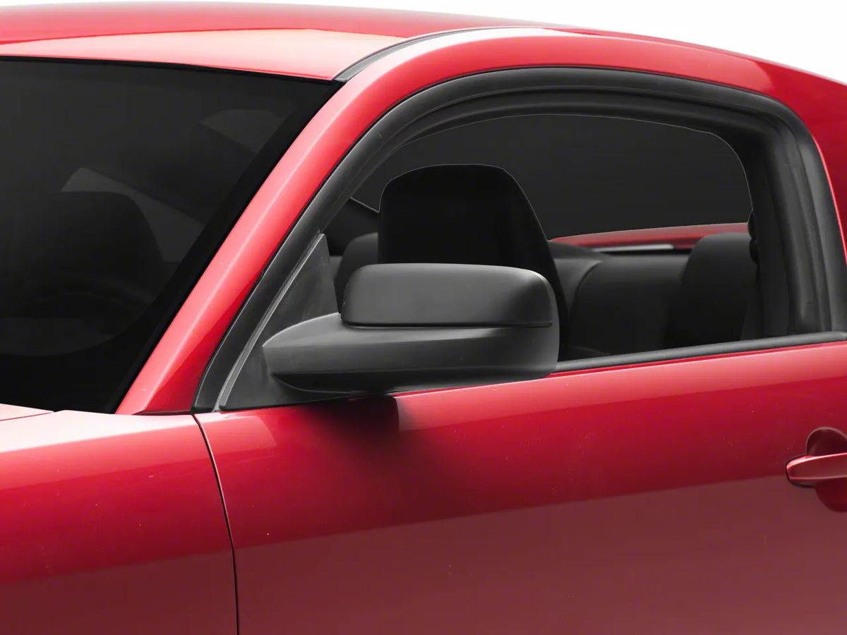 Mmd Mirror Covers; Satin Black (05-09 Mustang)