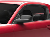 Mmd Mirror Covers; Satin Black (05-09 Mustang)