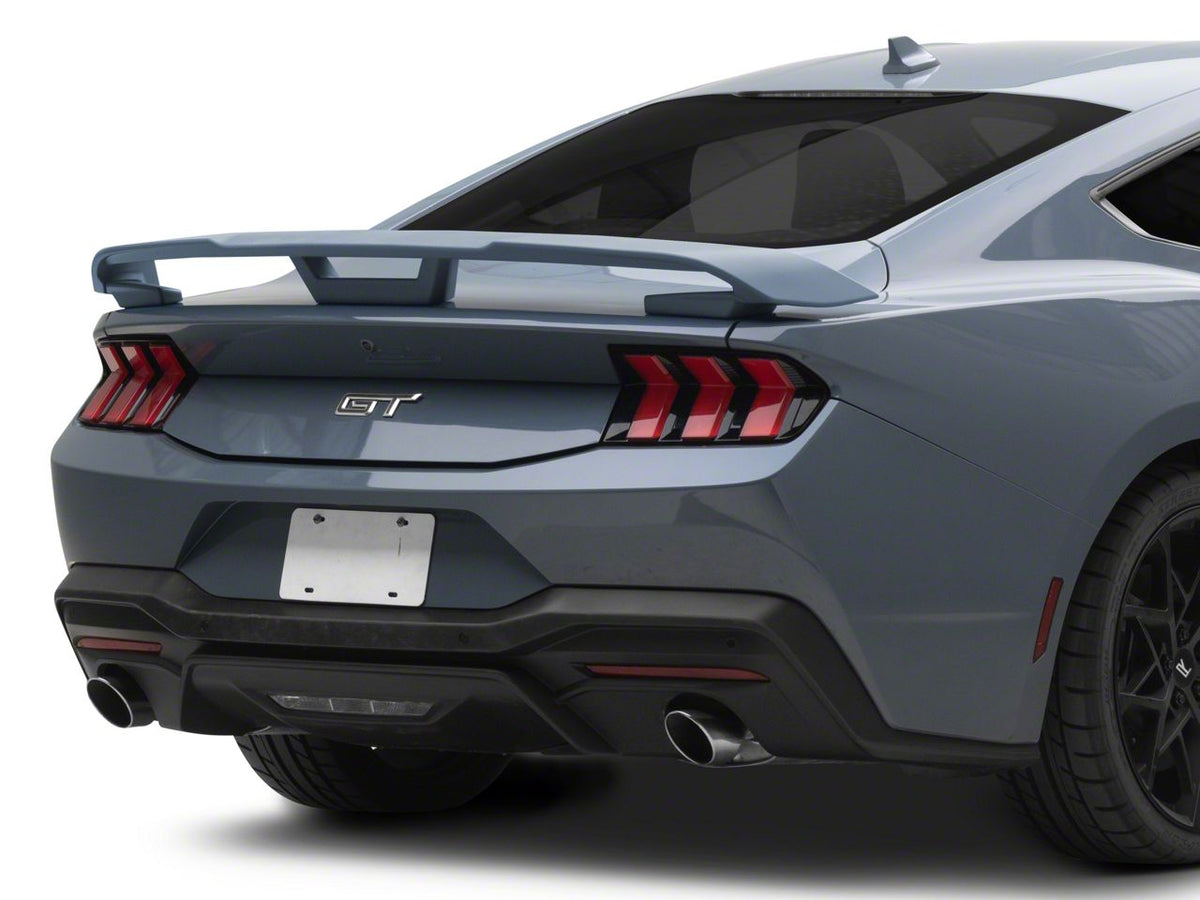 MMD Performance Pack Style Rear Spoiler; Primed (24-26 Mustang Fastback)
