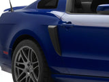 MMD Side Scoops; Satin Black (10-14 Mustang)