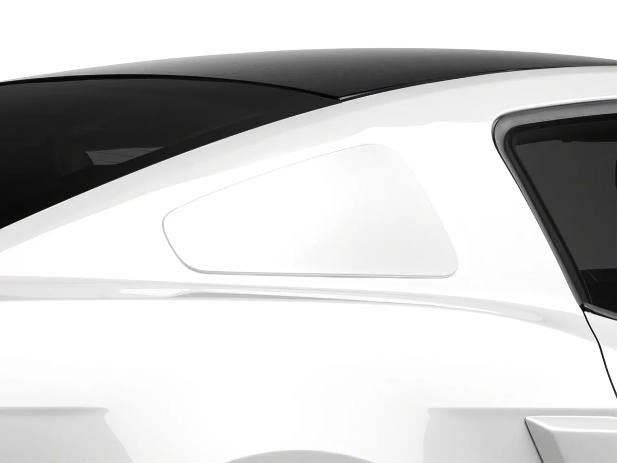 Mmd Gt350 Style Window Covers; Unpainted (10-14 Mustang Coupe)