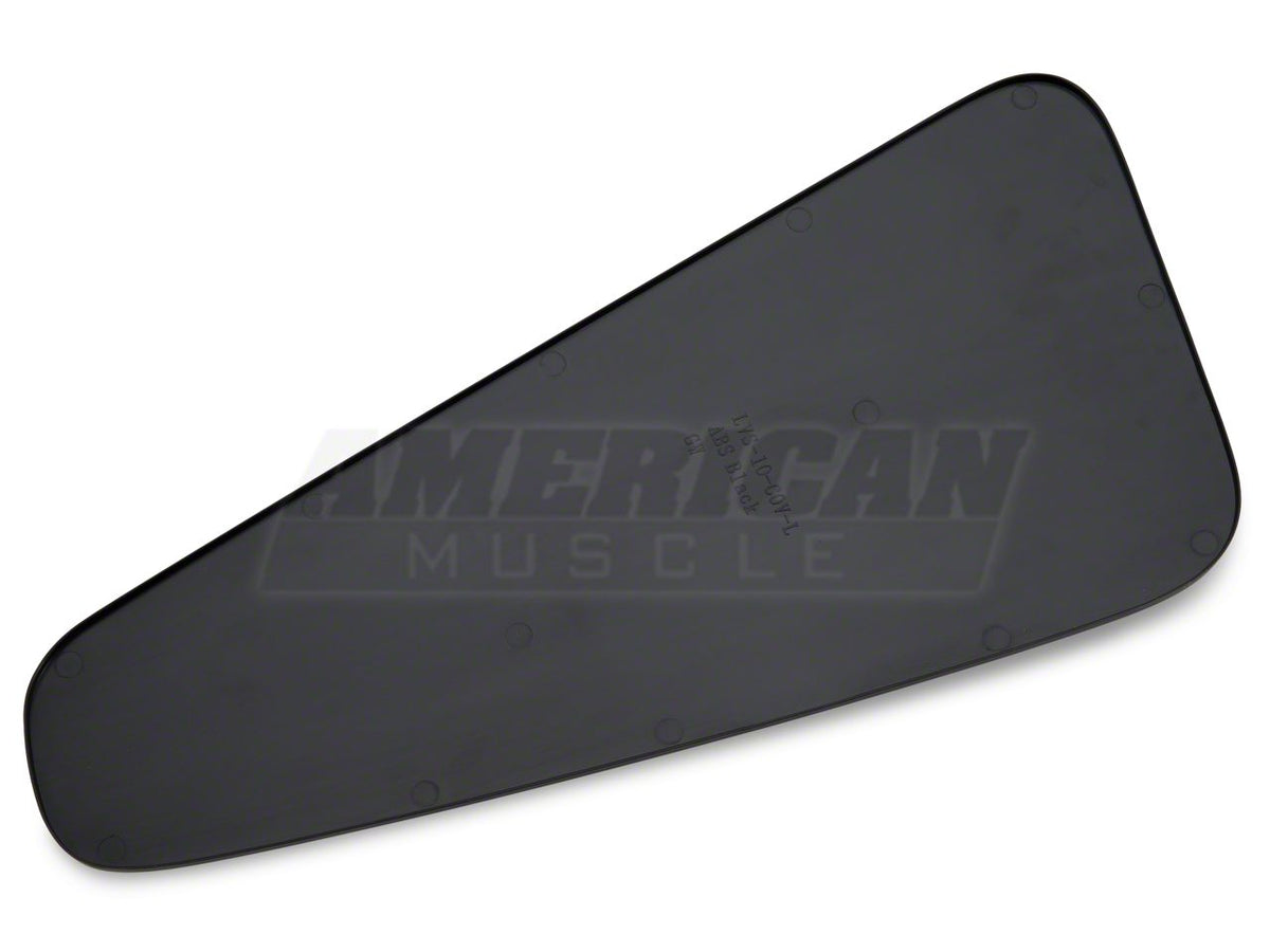 Mmd Gt350 Style Window Covers; Unpainted (10-14 Mustang Coupe)