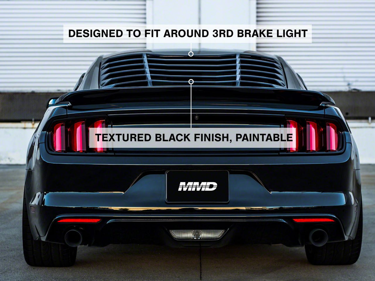 MMD ABS Rear Window Louvers (15-26 Mustang Fastback)