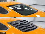 MMD ABS Rear Window Louvers (15-26 Mustang Fastback)