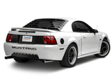MMD Rear Window Louvers; Textured ABS (99-04 Mustang)