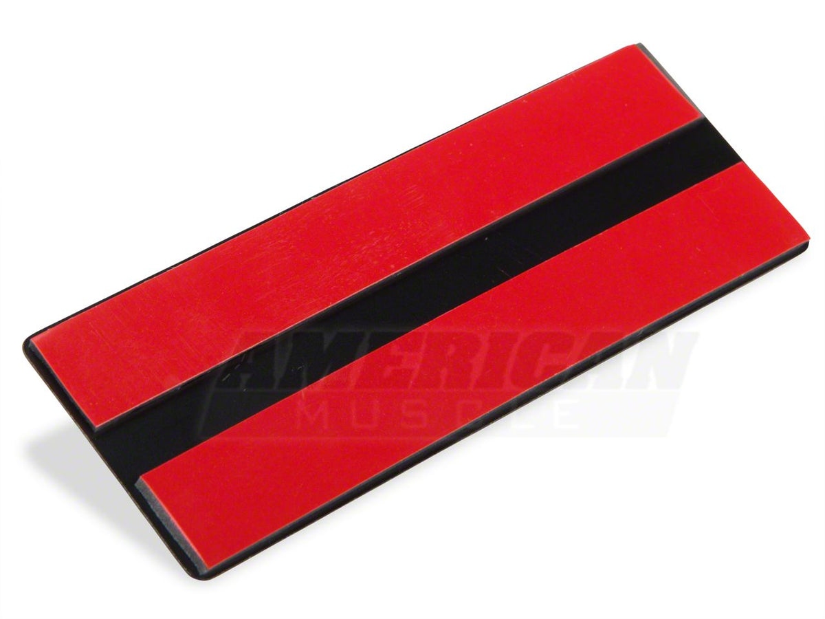 MMD Rear Window Louvers; Textured ABS (99-04 Mustang)