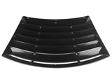MMD Rear Window Louvers; Textured ABS (99-04 Mustang)