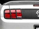 Mmd Tail Light Trim; Matte Black (05-09 Mustang)
