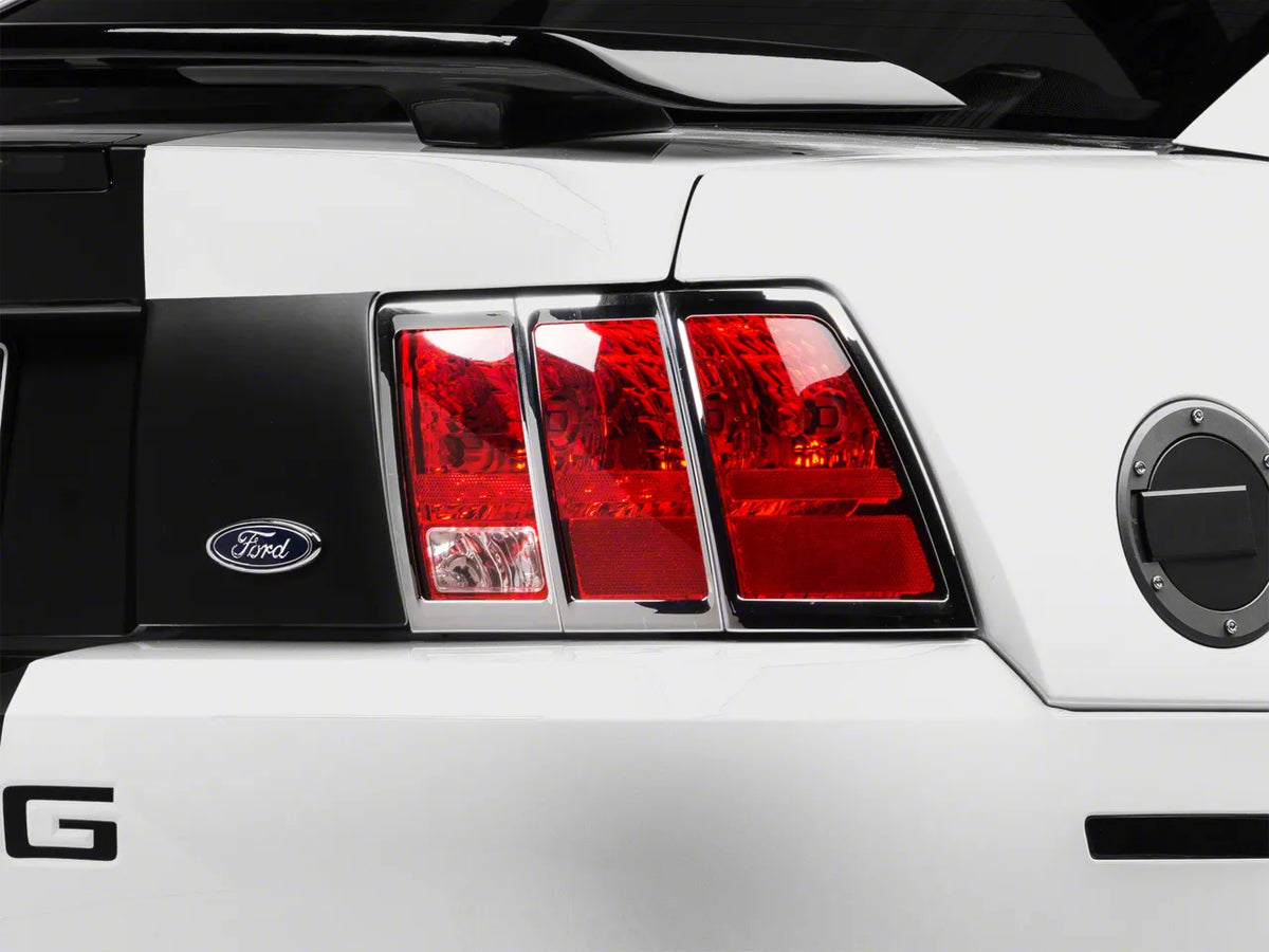 Mmd Tail Light Trim; Chrome (99-04 Mustang)