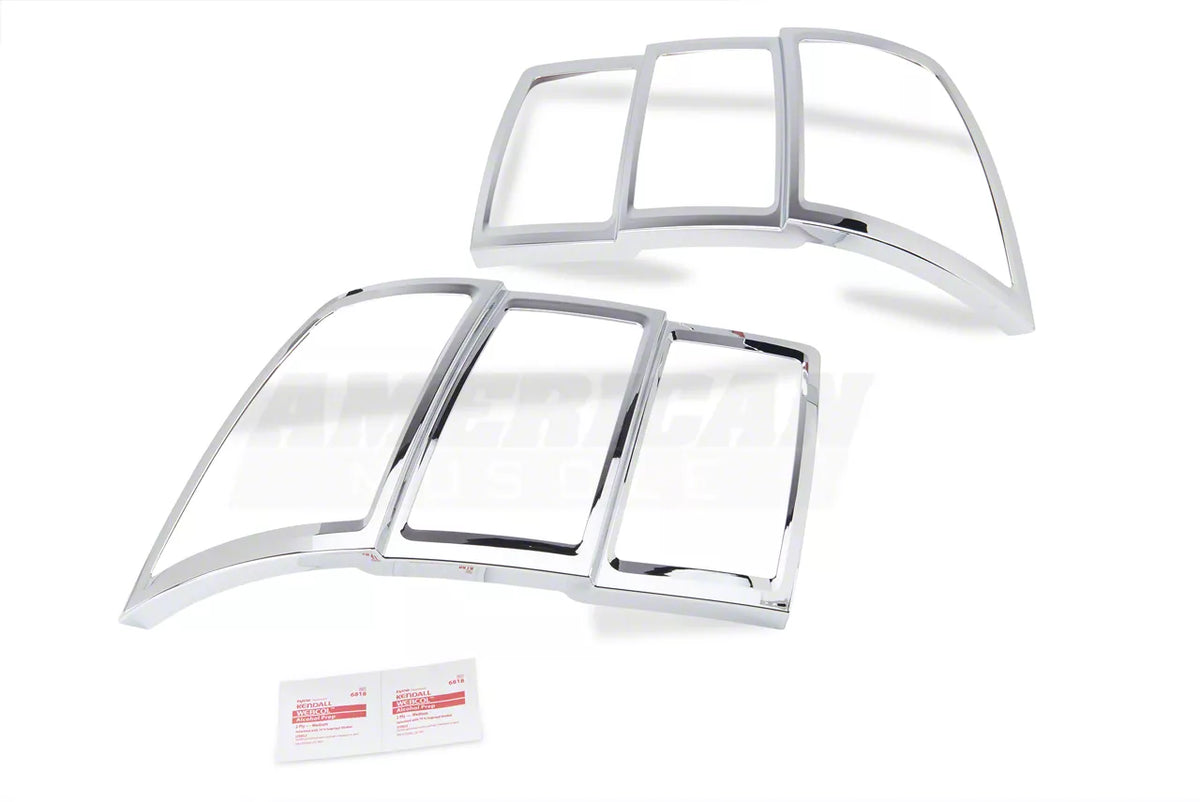 Mmd Tail Light Trim; Chrome (99-04 Mustang)