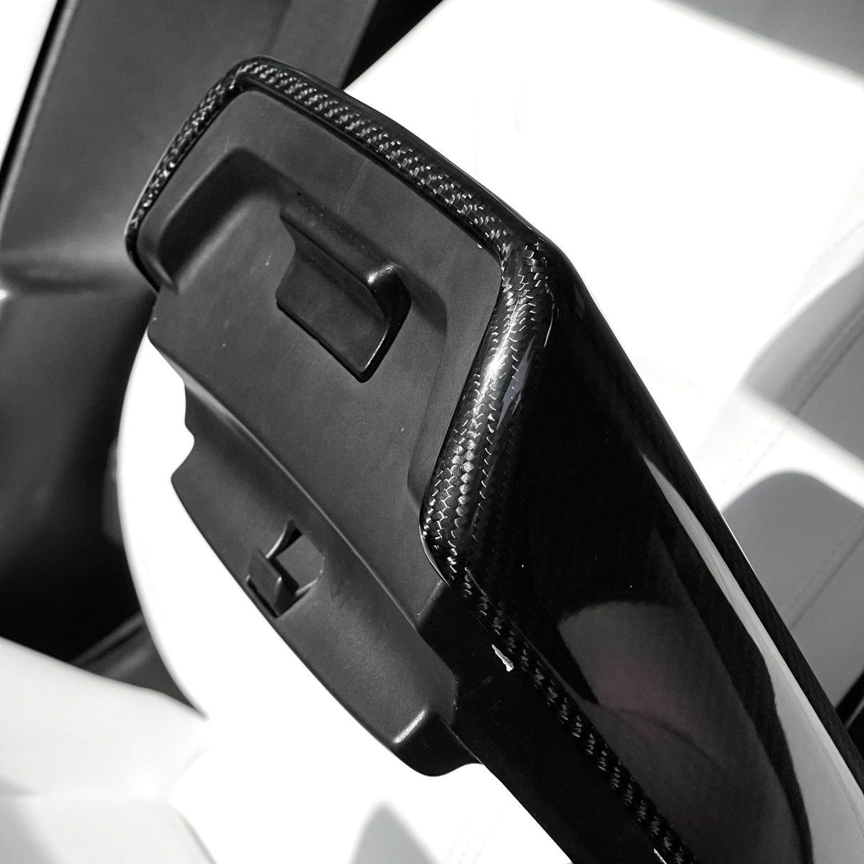 TESERY Model Y / 3 Armrest Cover - Dry Carbon Fiber Interior Mods