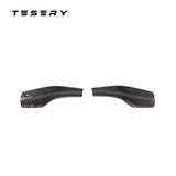 TESERY Model 3 / Y Turn Signal Stalk Cover - Dry Carbon Fiber Interior Mods