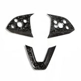 Model 3 / Y Steering Wheel Middle Trim Cover - Carbon Fiber Interior Mods