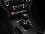 SpeedForm Modern Billet Retro Style 6-Speed Shift Knob; Black (15-23 Mustang GT, EcoBoost, V6)