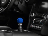 SpeedForm Modern Billet Retro Style 6-Speed Shift Knob; Blue (15-23 Mustang GT, EcoBoost, V6)