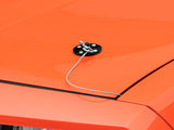 SpeedForm Modern Billet Hood Pin Appearance Kit; Black (08-23 Challenger)