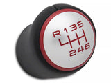 Speedform Modern Billet Gt350 Style Shift Knob; Direct Fit; Red (15-23 Mustang Gt, Ecoboost, V6)