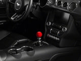 SpeedForm Modern Billet Retro Style 6-Speed Shift Knob; Red (15-23 Mustang GT, EcoBoost, V6)