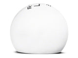 SpeedForm Modern Billet Retro Style 6-Speed Shift Knob; White (15-23 Mustang GT, EcoBoost, V6)
