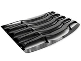 MP Concepts Rear Window Louvers; Gloss Black (16-24 Camaro Coupe)