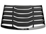 MP Concepts Rear Window Louvers; Gloss Black (16-24 Camaro Coupe)