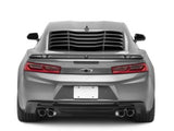 MP Concepts Rear Window Louvers; Matte Black (16-24 Camaro Coupe)