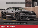 MP Concepts GT350 Style Front Bumper; Unpainted (18-23 Mustang GT, EcoBoost)