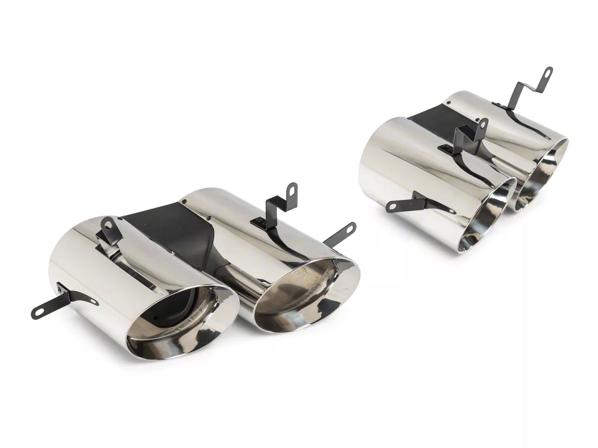 Mp Concepts Quad Exhaust Tips For Mp Concepts Dark Horse Style Rear Diffuser Only (24-26 Mustang Gt, Ecoboost)