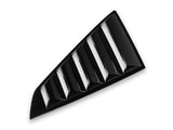 MP Concepts Quarter Window Louvers; Gloss Black (24-26 Mustang Fastback)