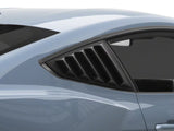 MP Concepts Quarter Window Louvers; Matte Black (24-26 Mustang Fastback)