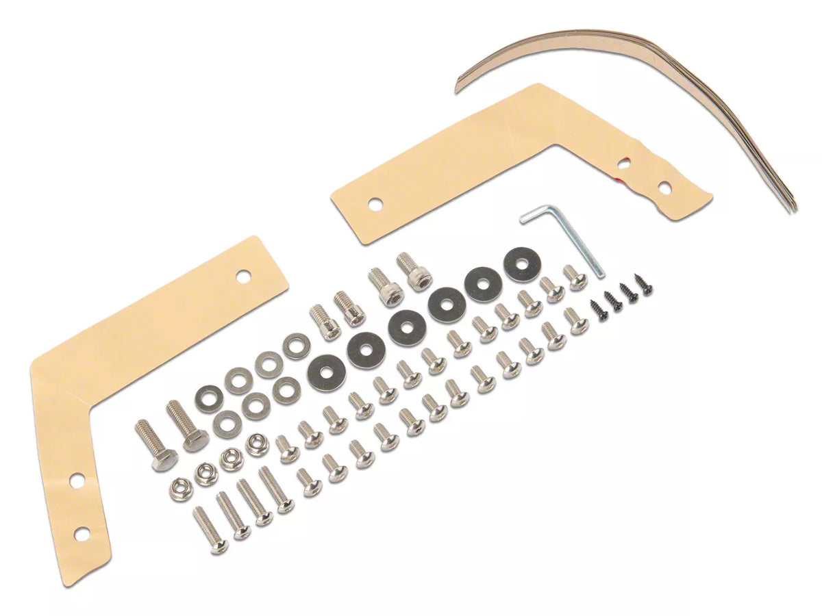MP Concepts Replacement Rear Spoiler Hardware Kit for 426368 Only (15-23 Mustang Fastback)