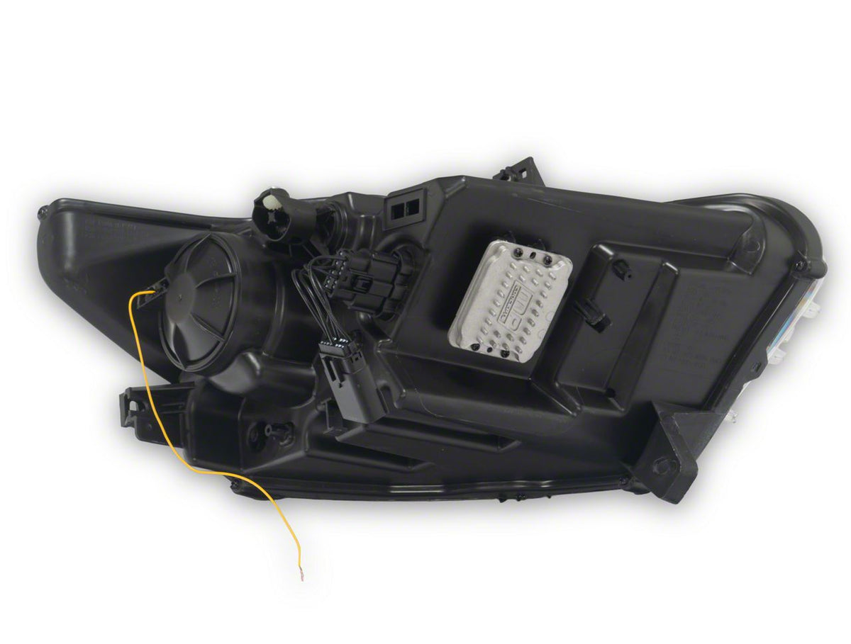 Mp Concepts S650 Style Led Headlights; Black Housing; Clear Lens (15-17 Mustang; 18-20 Mustang Gt350, Gt500)