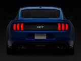 Mp Concepts S650 Style Led Tail Lights; Black Housing; Red Lens (15-23 Mustang)