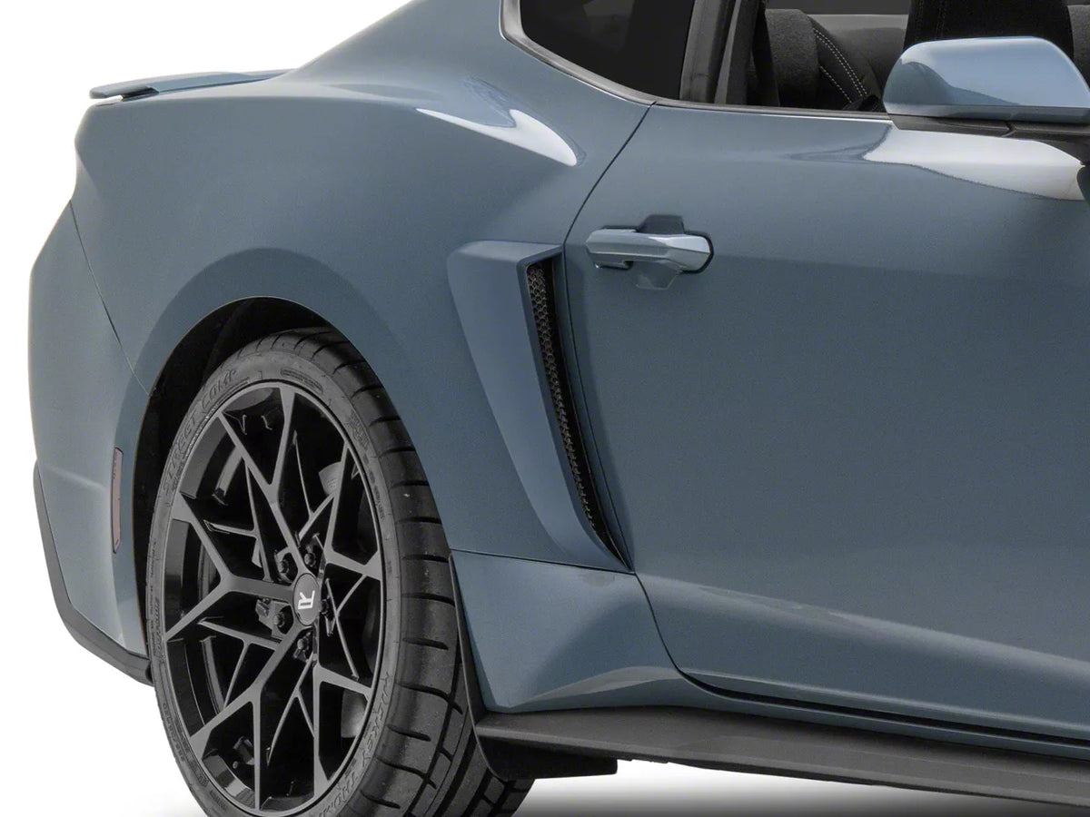 MP Concepts Side Scoops; Unpainted (24-26 Mustang)