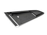 MP Concepts Quarter Window Scoops; Gloss Black (15-23 Mustang Fastback)