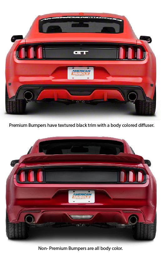 MP Concepts Rear Diffuser Winglets (15-23 Mustang Premium)