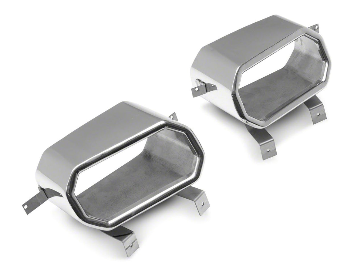 MP Concepts Octangle Exhaust Tips for MP Concepts Quad Exhaust Rear Diffuser (15-17 Mustang GT Premium, EcoBoost Premium)
